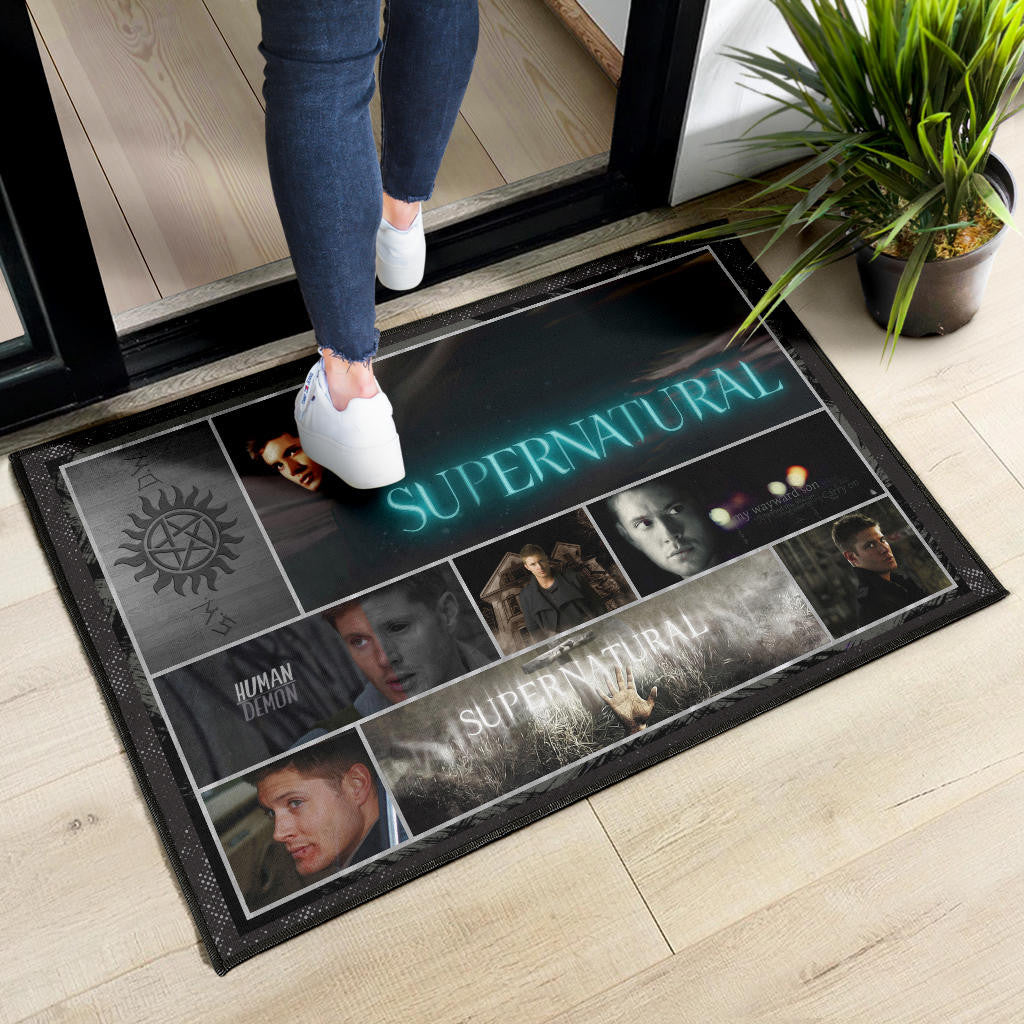 Dean Winchester Supernatural Door Mat Movie Home Decor Custom For Fans NT041204