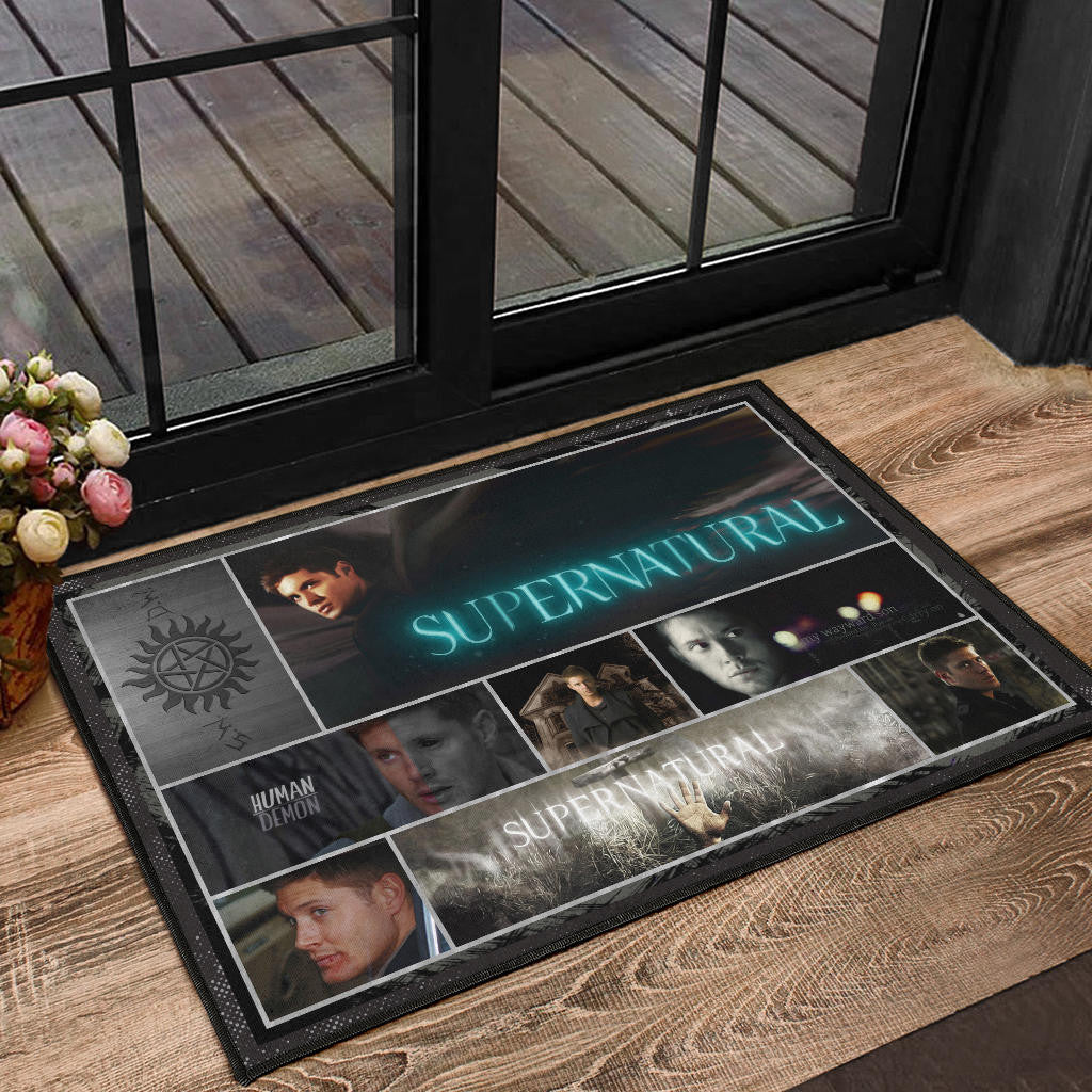 Dean Winchester Supernatural Door Mat Movie Home Decor Custom For Fans NT041204