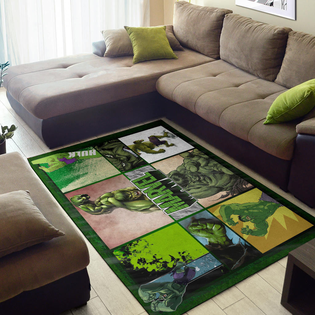 Angry Hulk Swamp Thing Area Rug Movie Home Decor Custom For Fans NT041902