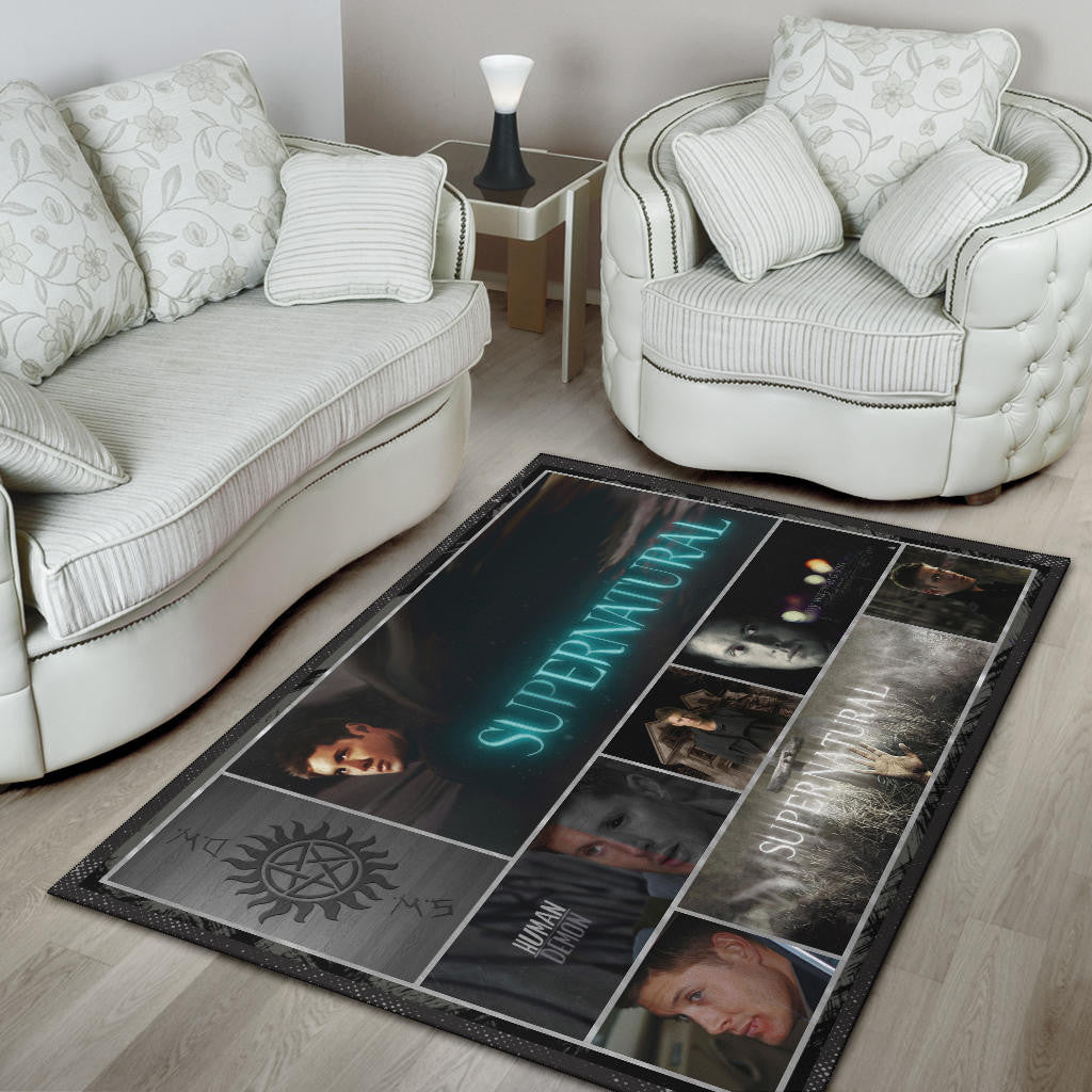Dean Winchester Supernatural Area Rug Movie Home Decor Custom For Fans NT041204