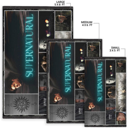 Dean Winchester Supernatural Area Rug Movie Home Decor Custom For Fans NT041204