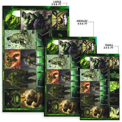 Angry Hulk Swamp Thing Area Rug Movie Home Decor Custom For Fans NT041901