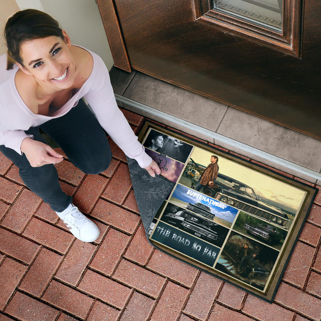 Dean Winchester Supernatural Door Mat Movie Home Decor Custom For Fans NT041406