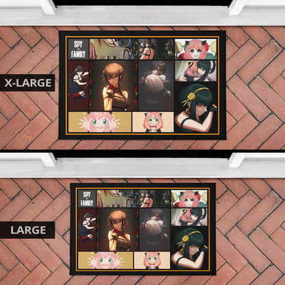 Yor Forger And Anya Forger Spy x Family Door Mat Anime Home Decor Custom For Fans NA042601