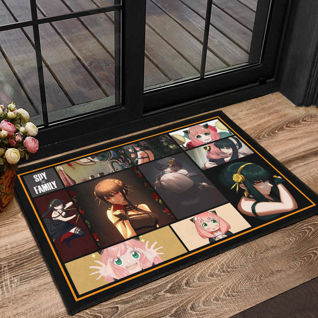 Yor Forger And Anya Forger Spy x Family Door Mat Anime Home Decor Custom For Fans NA042601