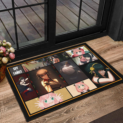 Yor Forger And Anya Forger Spy x Family Door Mat Anime Home Decor Custom For Fans NA042601
