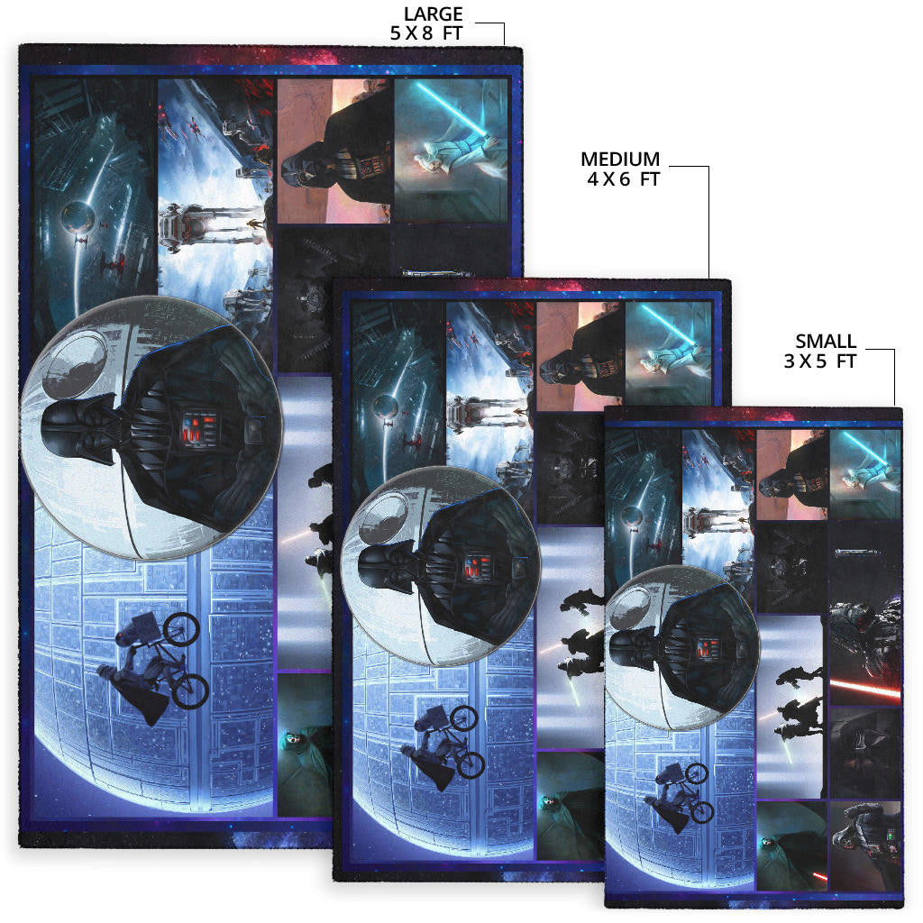 Darth Vader Star Wars Area Rug Movie Home Decor Custom For Fans NT041201