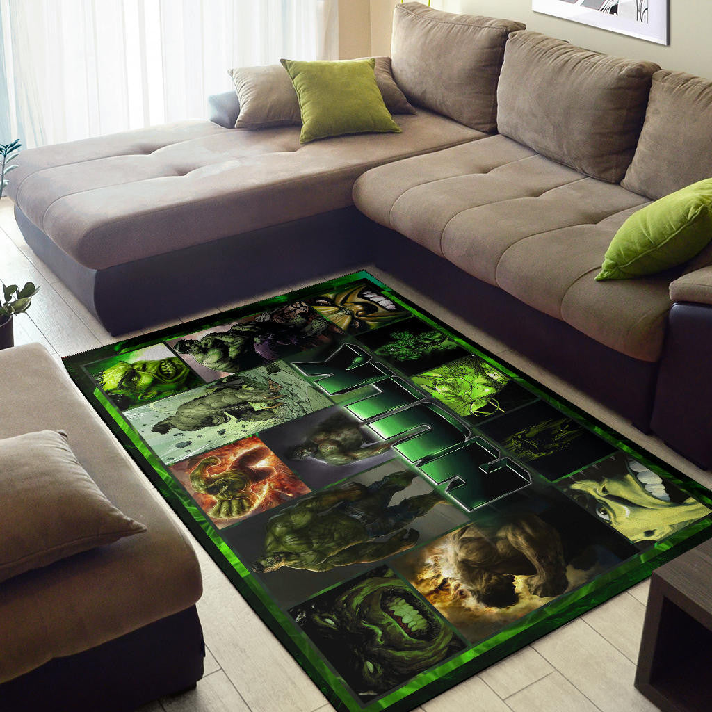 Angry Hulk Swamp Thing Area Rug Movie Home Decor Custom For Fans NT041901