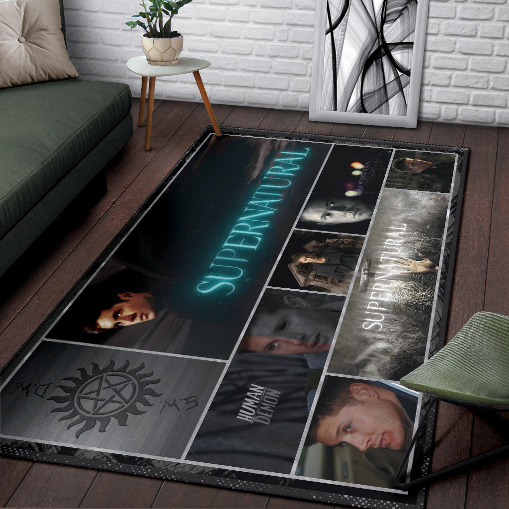 Dean Winchester Supernatural Area Rug Movie Home Decor Custom For Fans NT041204