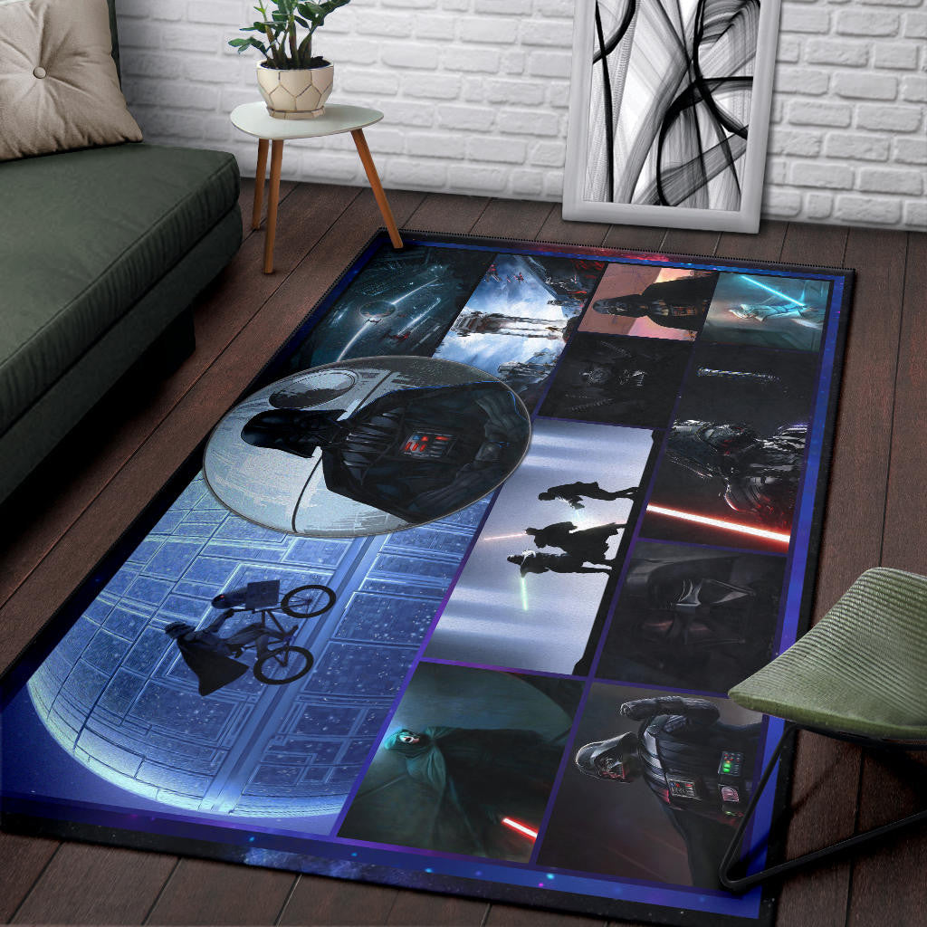 Darth Vader Star Wars Area Rug Movie Home Decor Custom For Fans NT041201