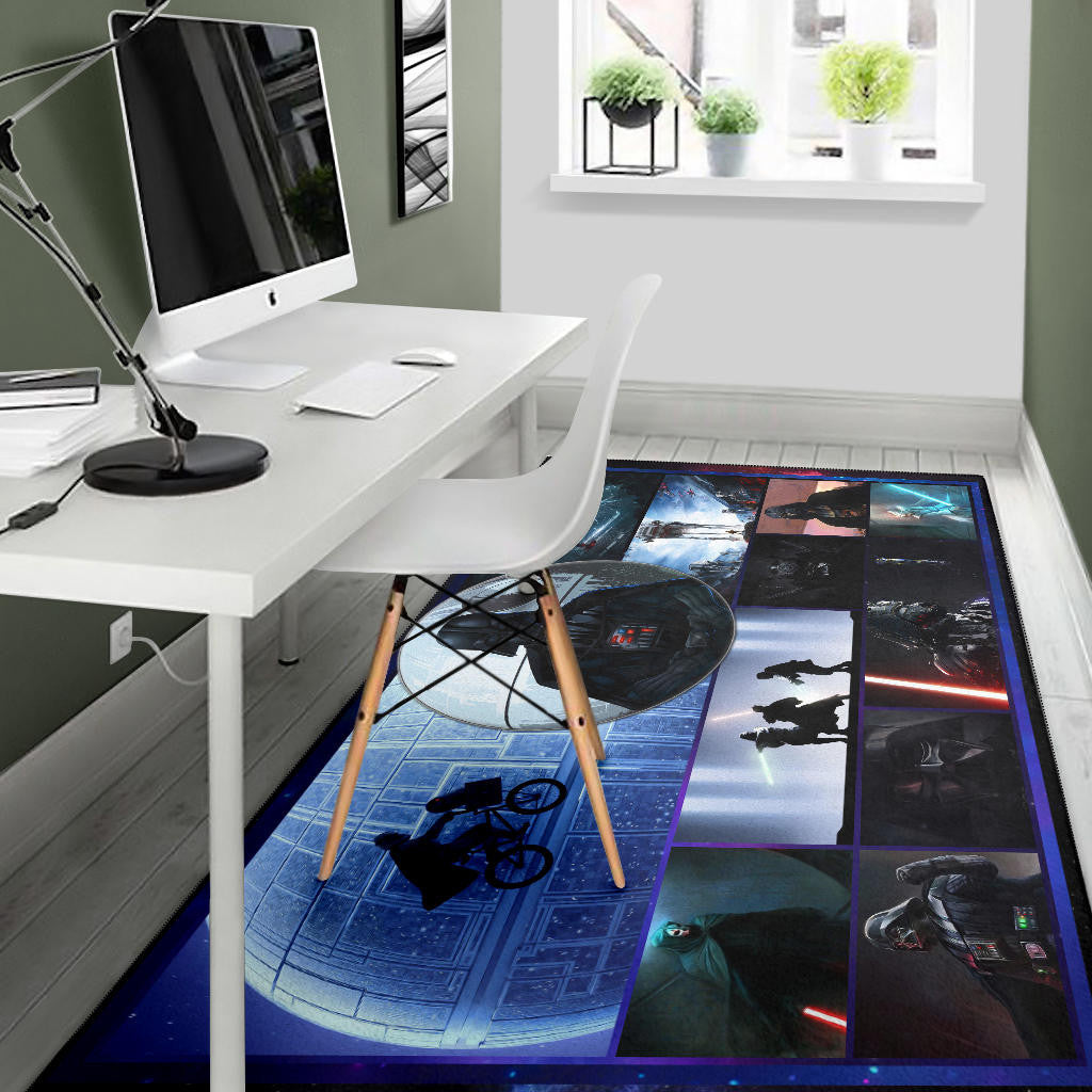 Darth Vader Star Wars Area Rug Movie Home Decor Custom For Fans NT041201