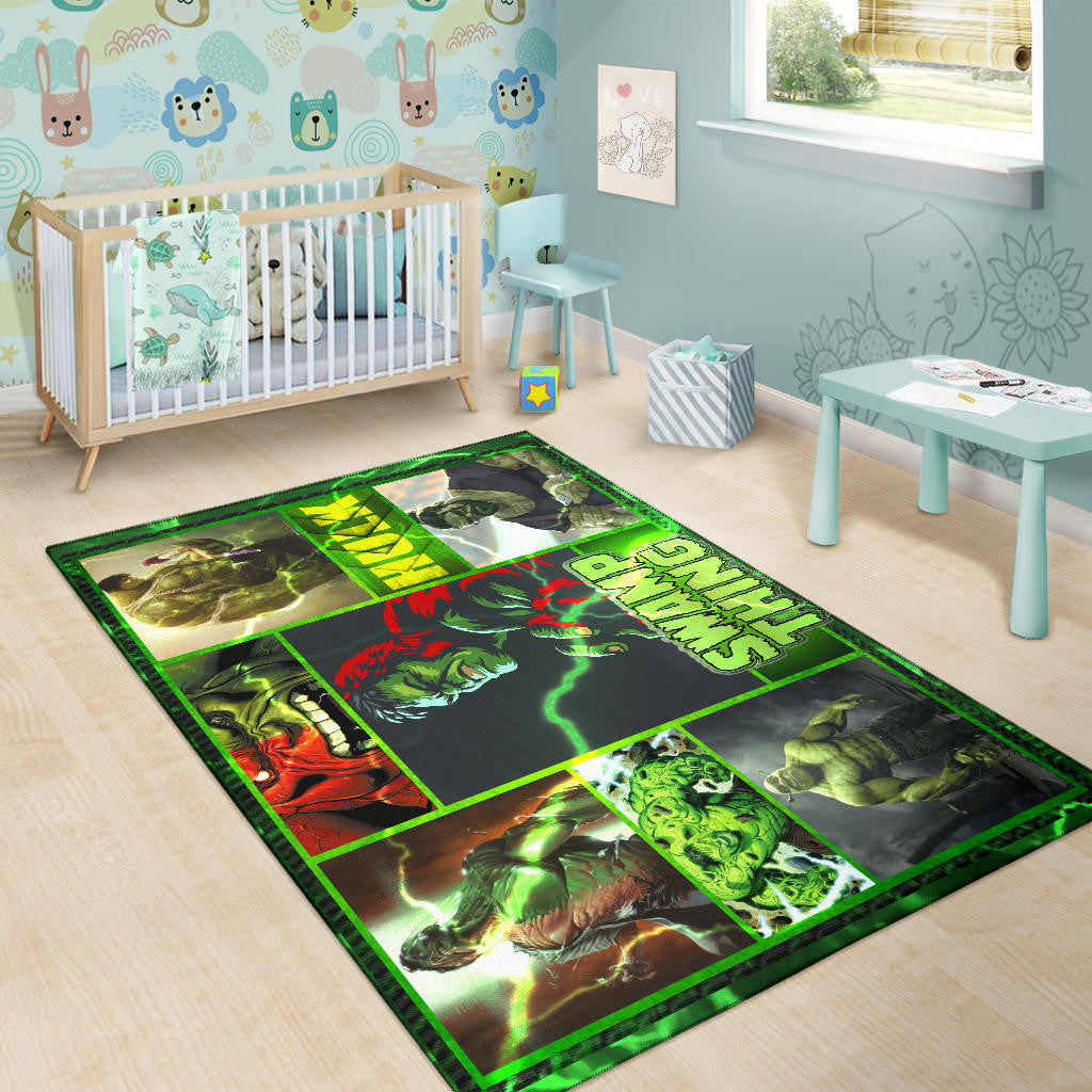 Hulk Swamp Thing Area Rug Movie Home Decor Custom For Fans NT041402
