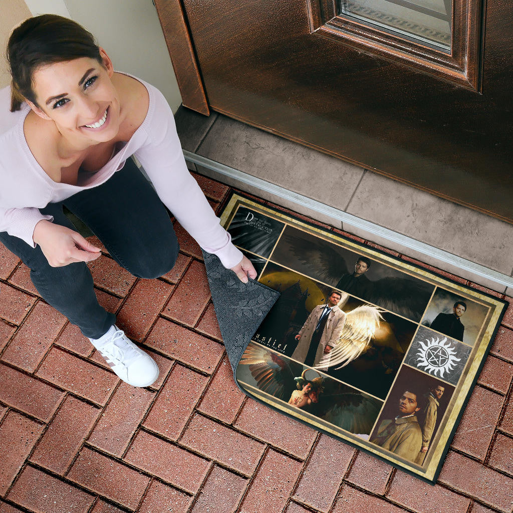 Castiel Supernatural Door Mat Movie Home Decor Custom For Fans NT041403