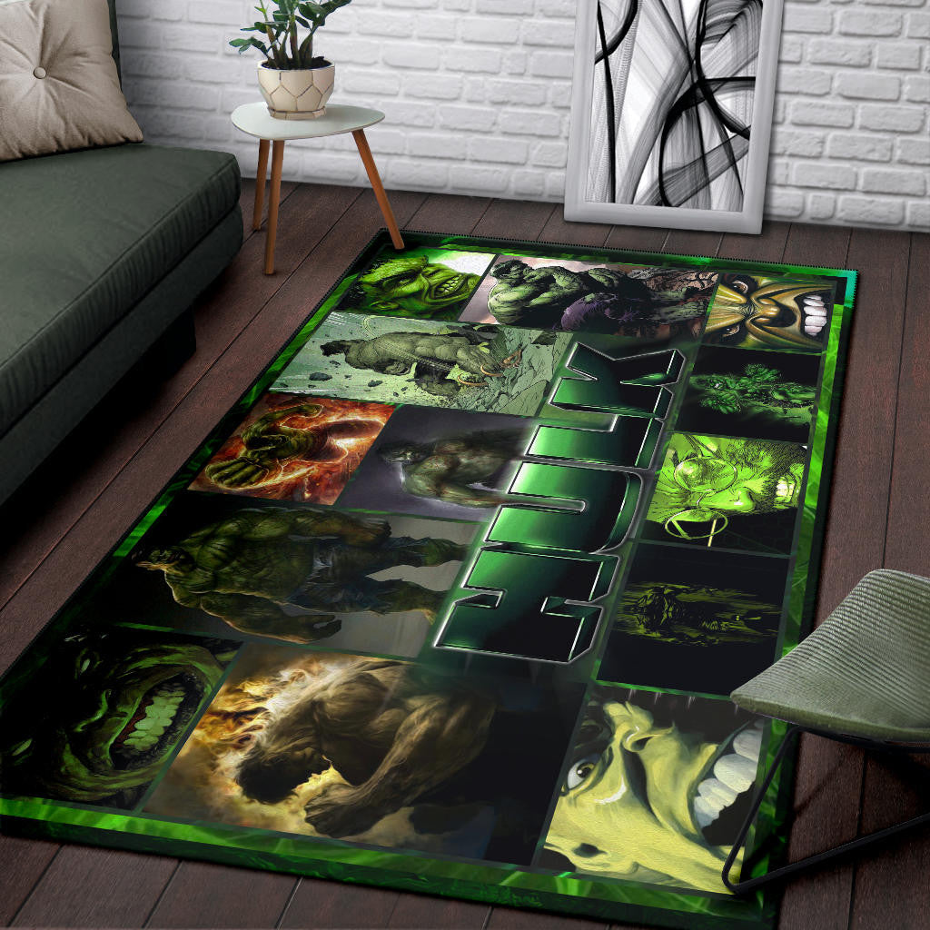 Angry Hulk Swamp Thing Area Rug Movie Home Decor Custom For Fans NT041901