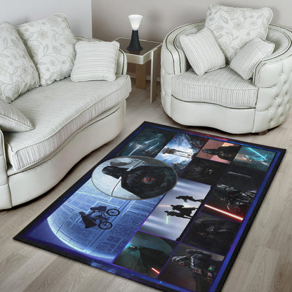 Darth Vader Star Wars Area Rug Movie Home Decor Custom For Fans NT041201