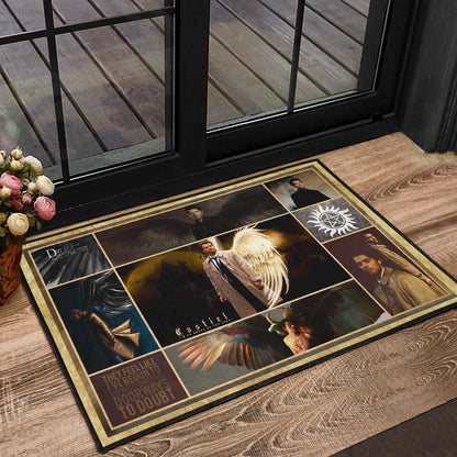 Castiel Supernatural Door Mat Movie Home Decor Custom For Fans NT041403