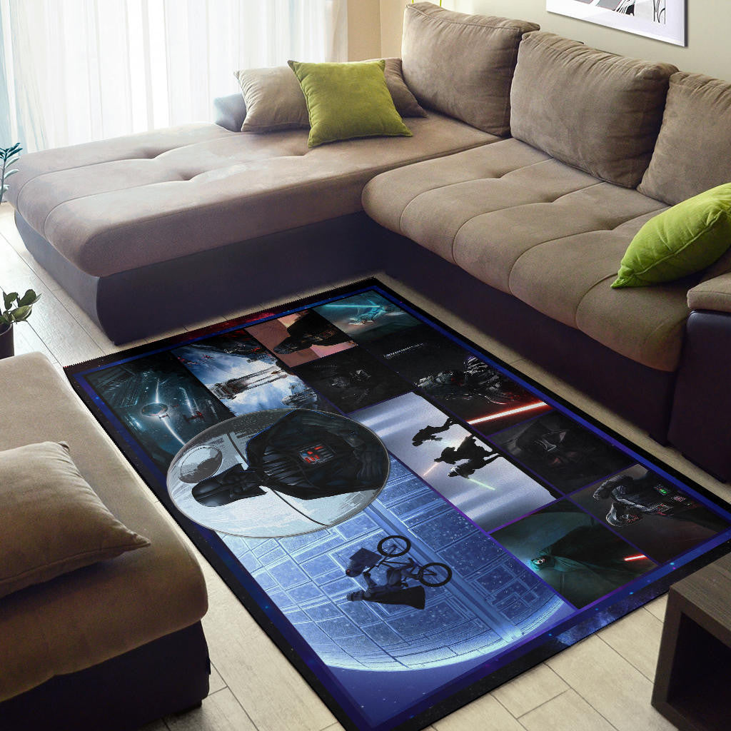 Darth Vader Star Wars Area Rug Movie Home Decor Custom For Fans NT041201