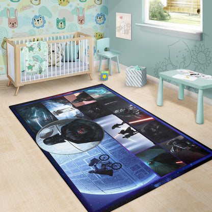 Darth Vader Star Wars Area Rug Movie Home Decor Custom For Fans NT041201