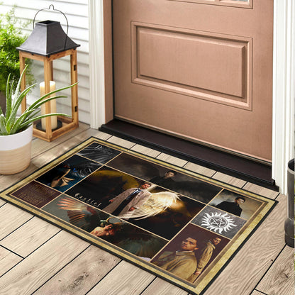 Castiel Supernatural Door Mat Movie Home Decor Custom For Fans NT041403