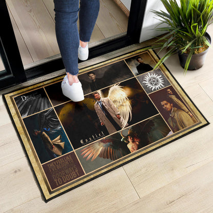 Castiel Supernatural Door Mat Movie Home Decor Custom For Fans NT041403