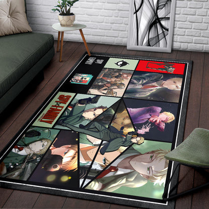 Loid Forger Spy x Family Area Rug Anime Home Decor Custom For Fans NA042802