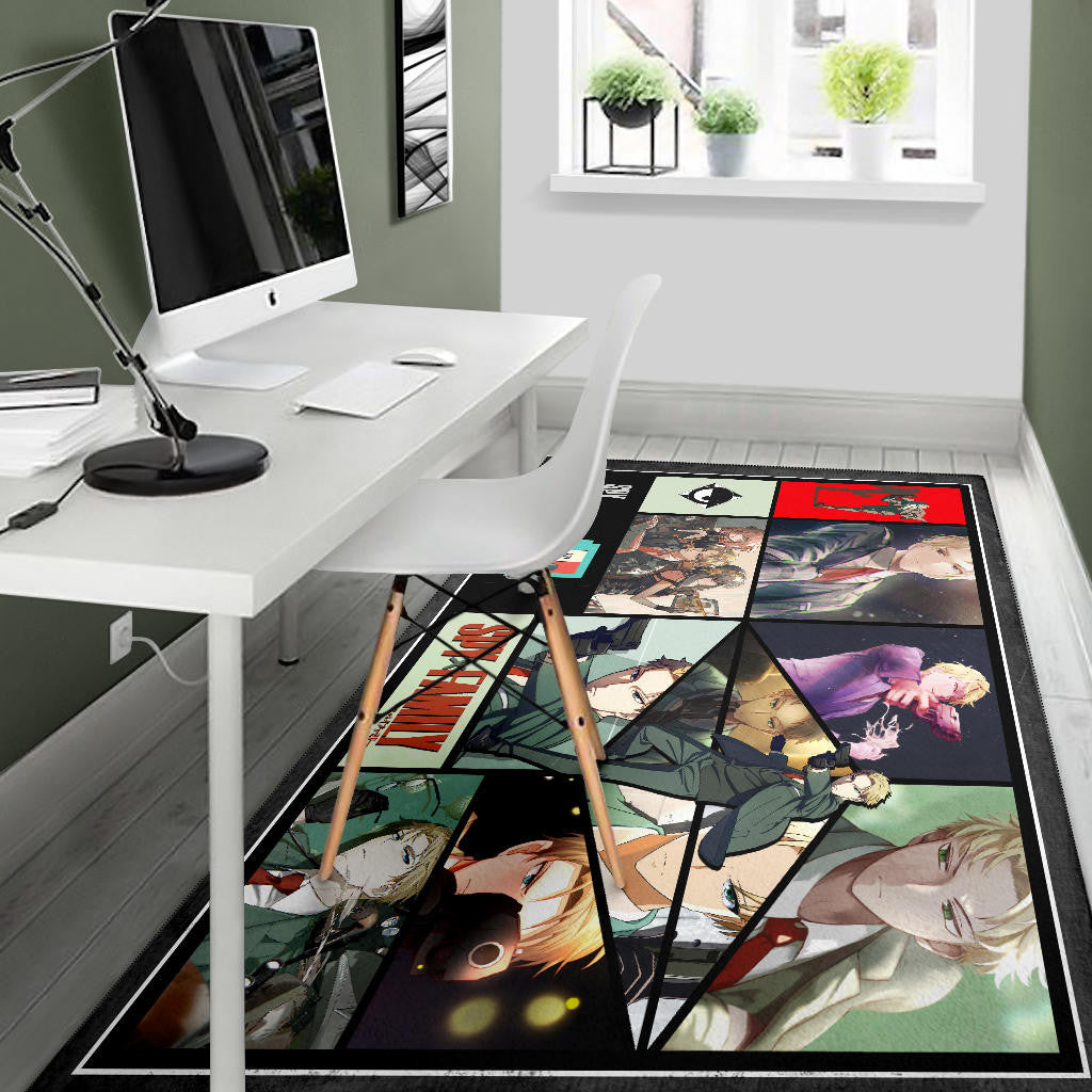 Loid Forger Spy x Family Area Rug Anime Home Decor Custom For Fans NA042802