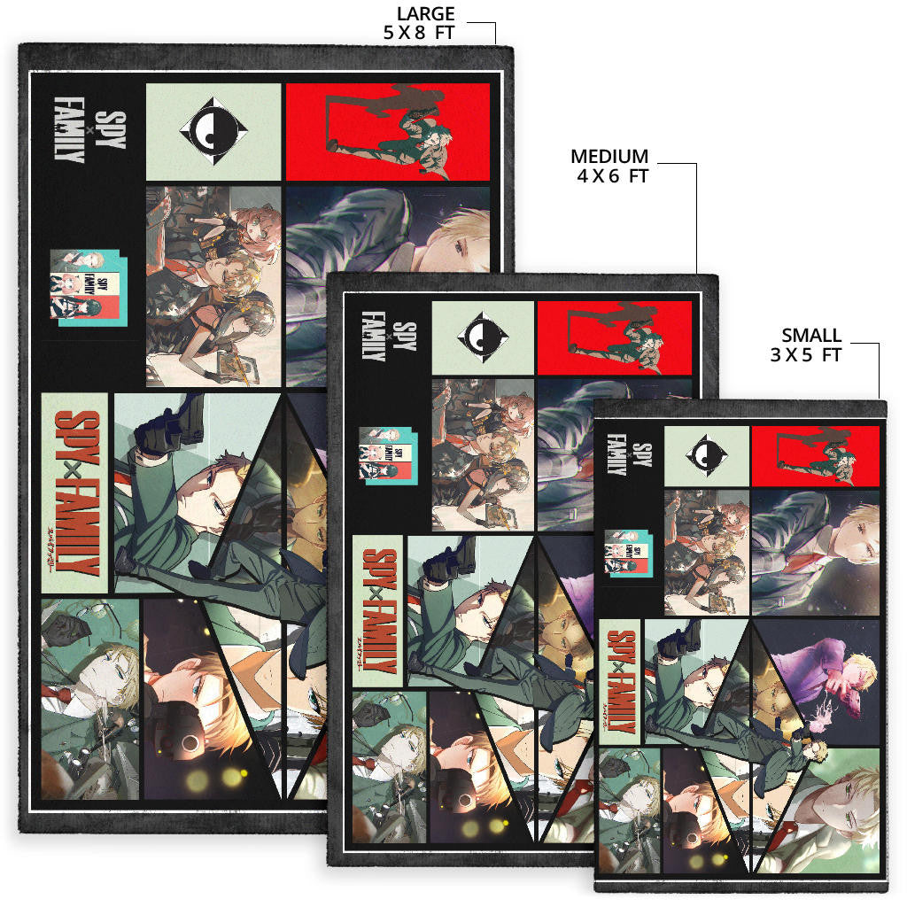 Loid Forger Spy x Family Area Rug Anime Home Decor Custom For Fans NA042802