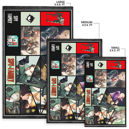 Loid Forger Spy x Family Area Rug Anime Home Decor Custom For Fans NA042802