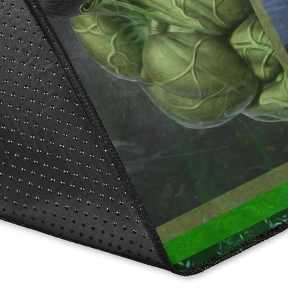 Angry Hulk The Incredible Hulk Area Rug Movie Home Decor Custom For Fans NT042003