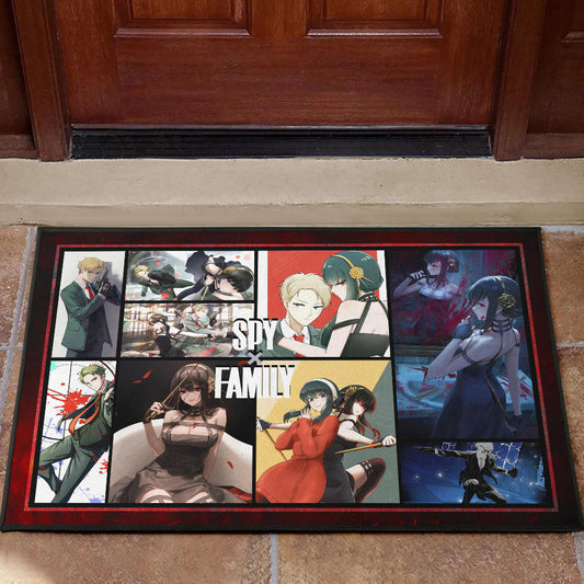 Yor Forger And Loid Forger Spy x Family Door Mat Anime Home Decor Custom For Fans NA042804