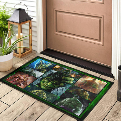 Angry Hulk The Incredible Hulk Door Mat Movie Home Decor Custom For Fans NT042001