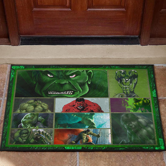 Angry Hulk The Incredible Hulk Door Mat Movie Home Decor Custom For Fans NT042002