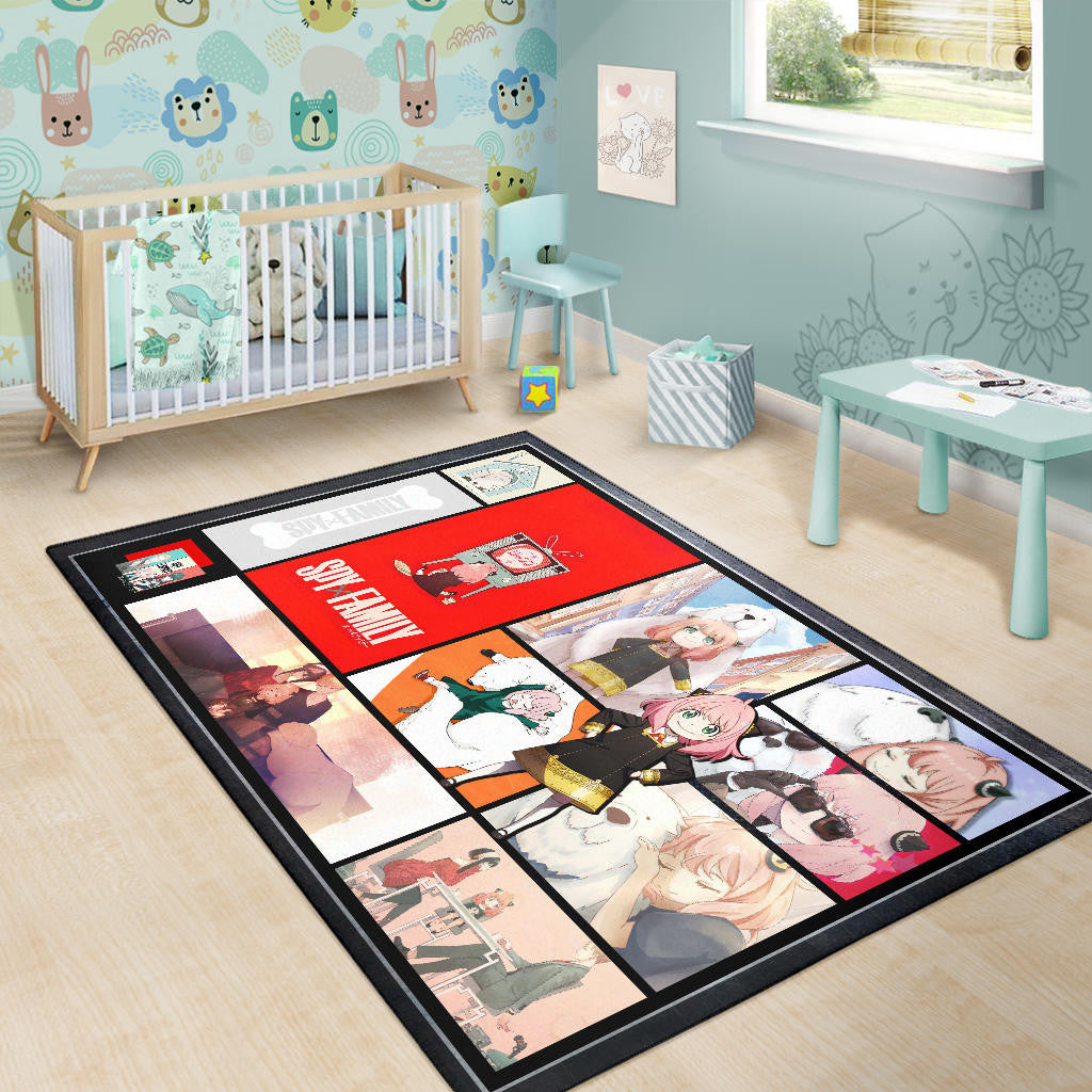 Anya Forger Spy x Family Area Rug Anime Home Decor Custom For Fans NA042803