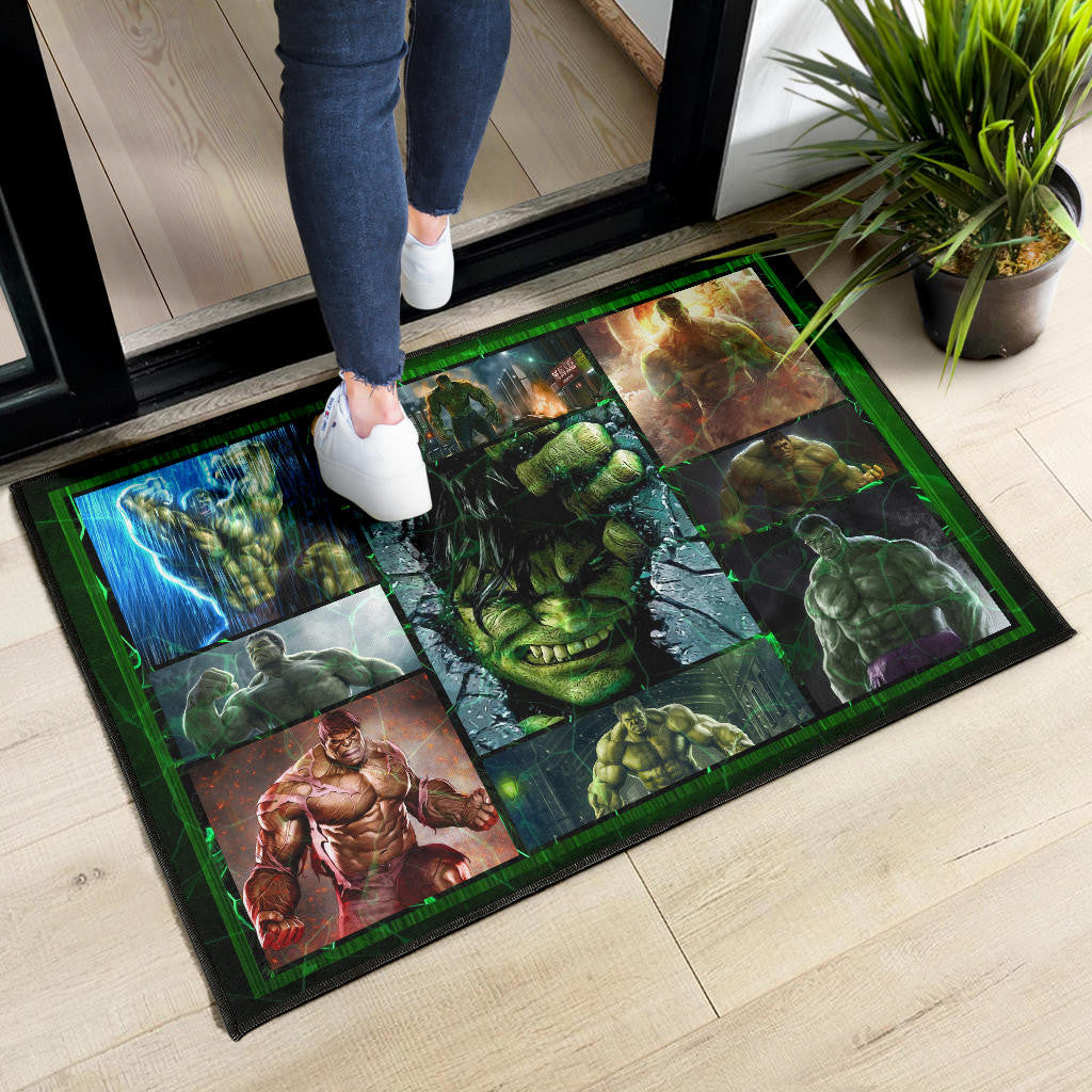 Angry Hulk The Incredible Hulk Door Mat Movie Home Decor Custom For Fans NT042001