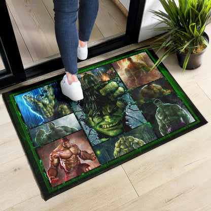 Angry Hulk The Incredible Hulk Door Mat Movie Home Decor Custom For Fans NT042001