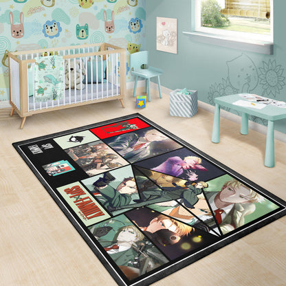 Loid Forger Spy x Family Area Rug Anime Home Decor Custom For Fans NA042802