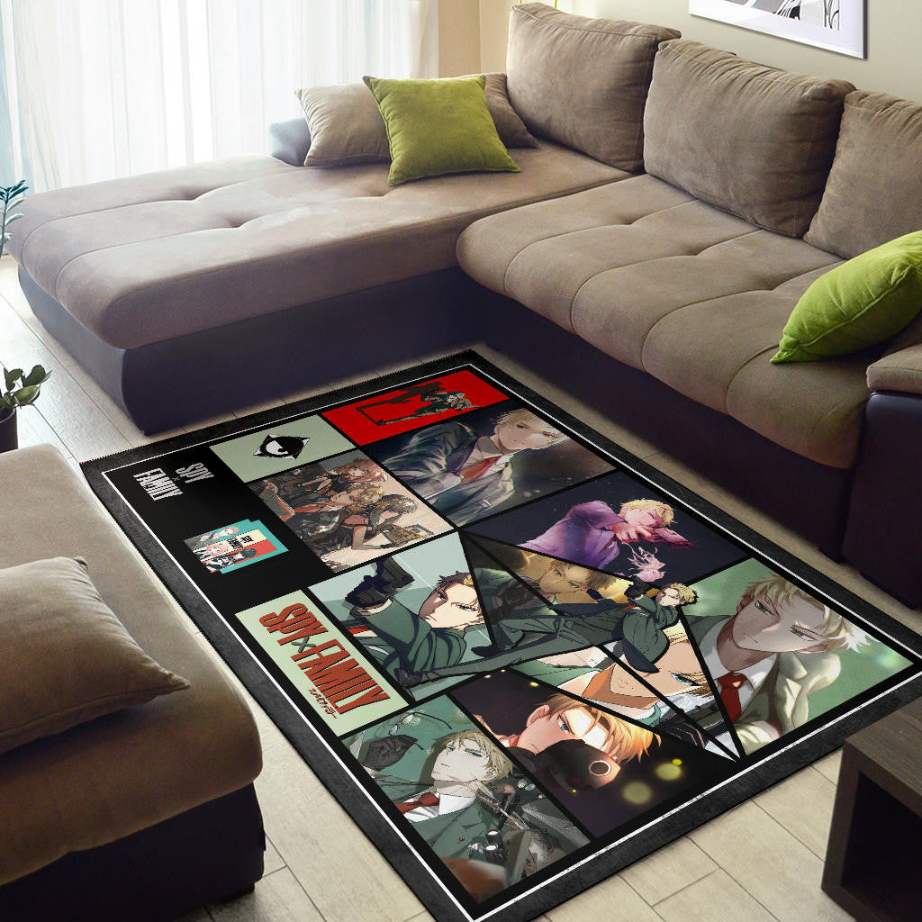 Loid Forger Spy x Family Area Rug Anime Home Decor Custom For Fans NA042802
