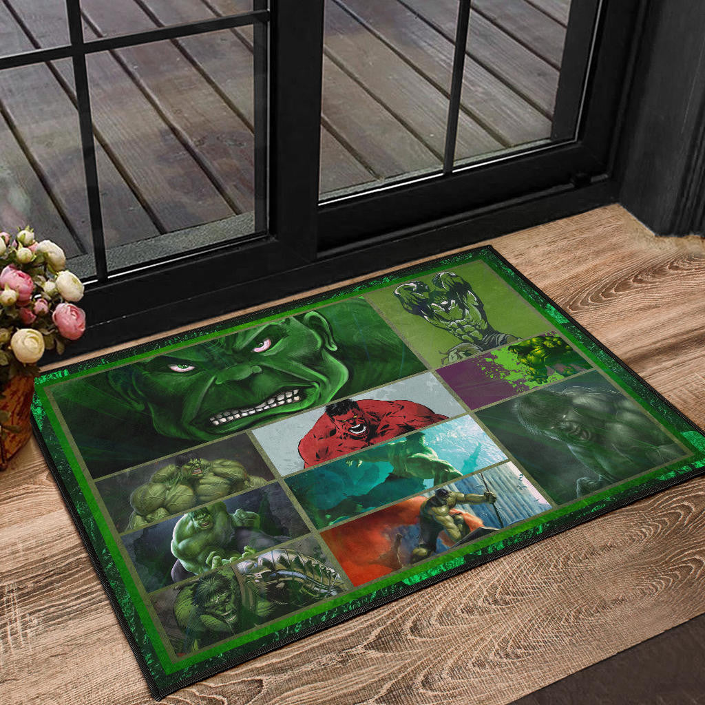 Angry Hulk The Incredible Hulk Door Mat Movie Home Decor Custom For Fans NT042002