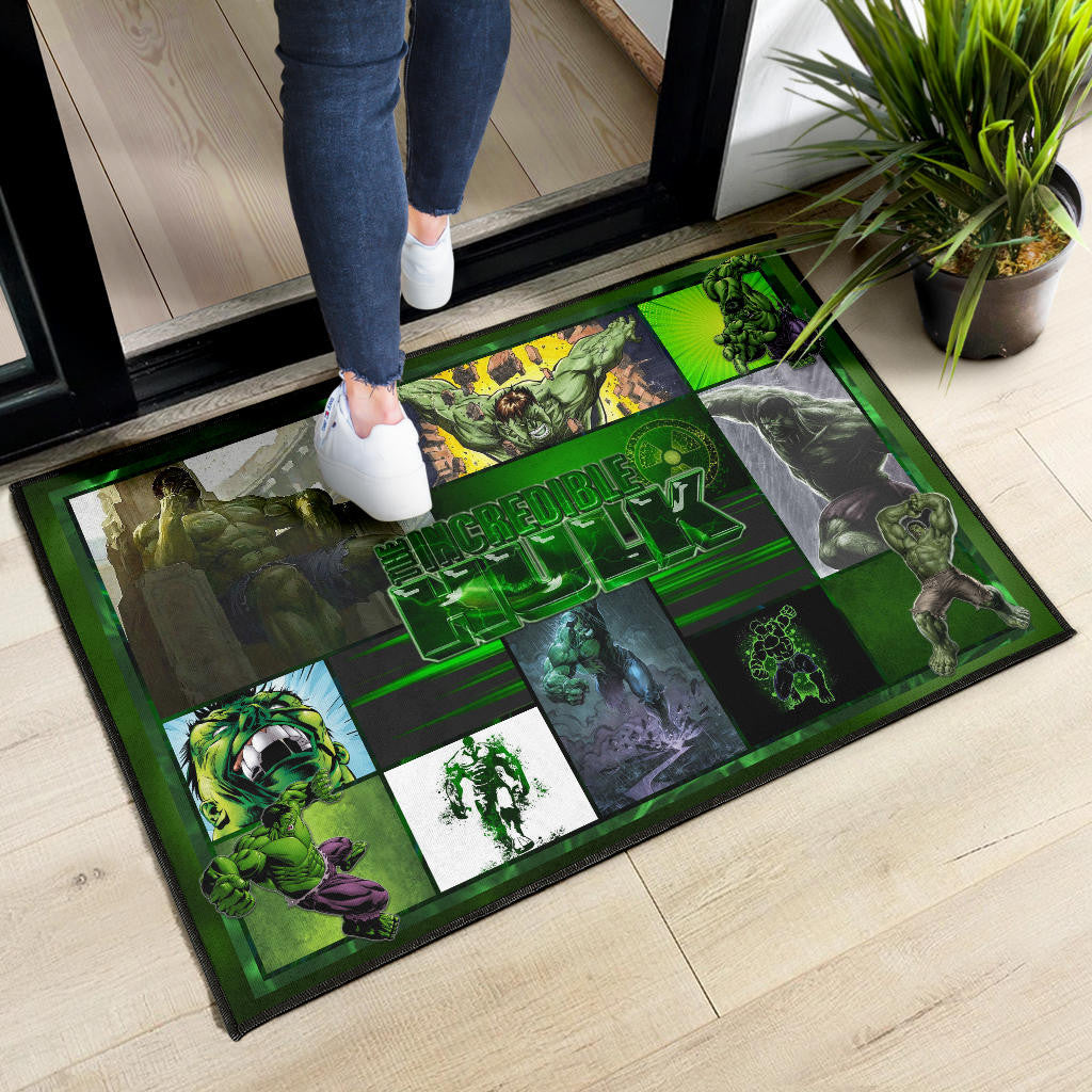 Angry Hulk The Incredible Hulk Door Mat Movie Home Decor Custom For Fans NT042003