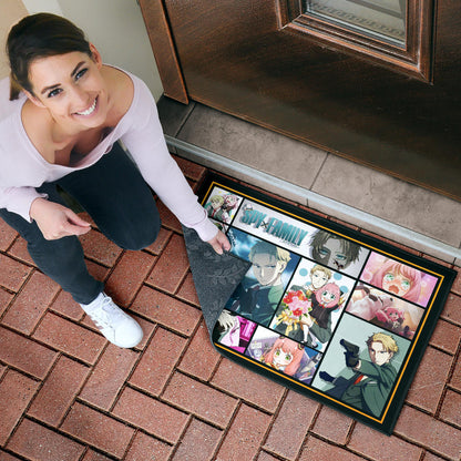 Loid Forger And Anya Forger Spy x Family Door Mat Anime Home Decor Custom For Fans NA042902