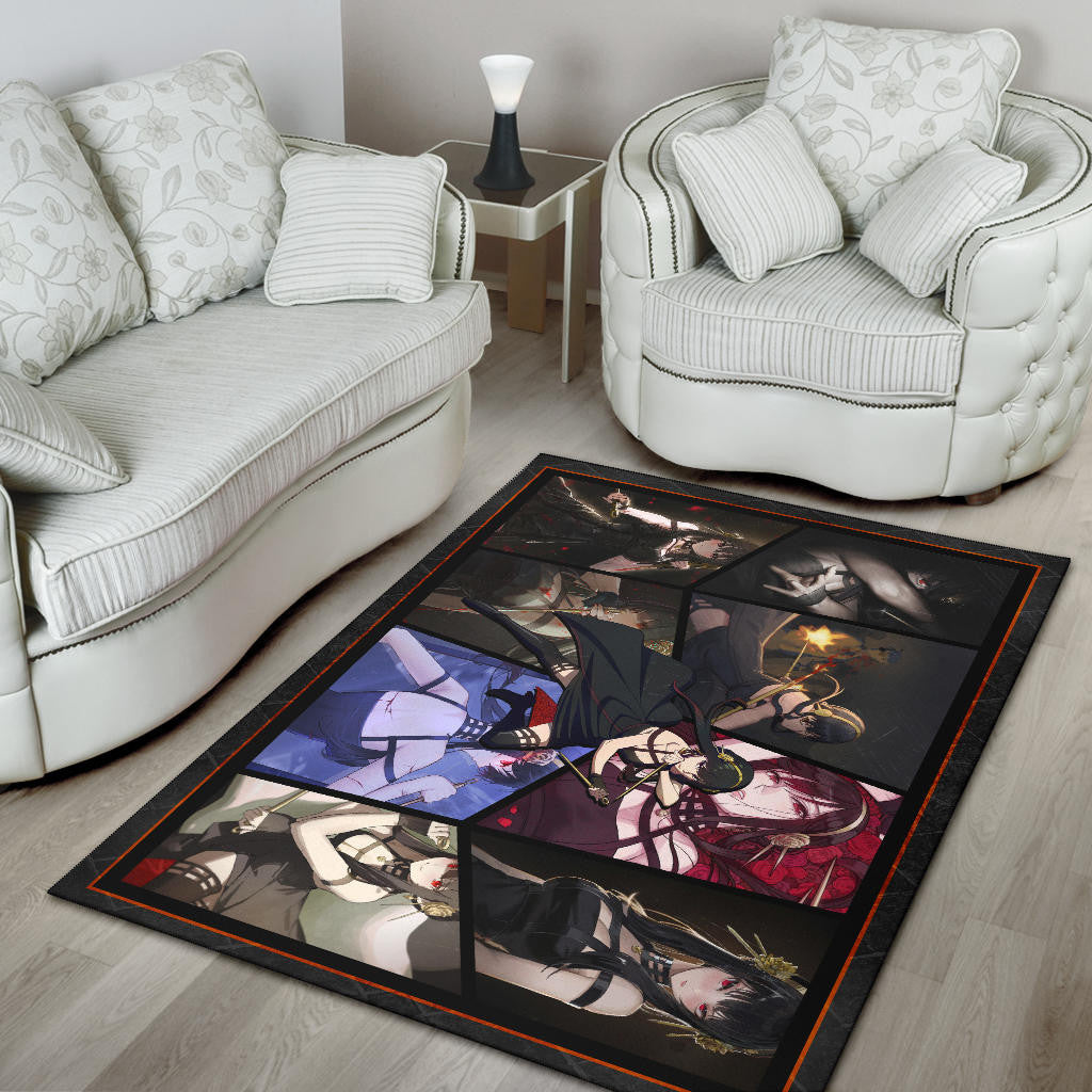 Yor Forger Spy x Family Area Rug Anime Home Decor Custom For Fans NA042801
