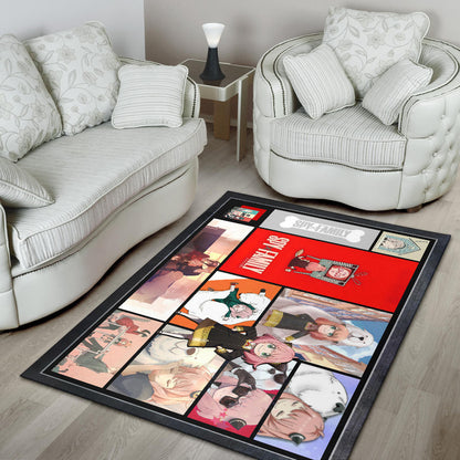 Anya Forger Spy x Family Area Rug Anime Home Decor Custom For Fans NA042803
