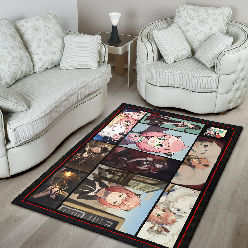 Anya Forger Spy x Family Area Rug Anime Home Decor Custom For Fans NA042901
