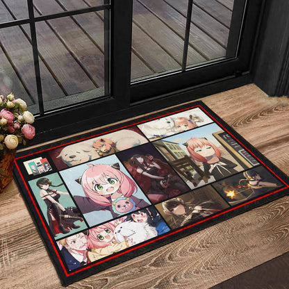 Anya Forger And Yor Forger Spy x Family Door Mat Anime Home Decor Custom For Fans NA042901