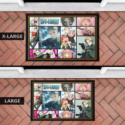Loid Forger And Anya Forger Spy x Family Door Mat Anime Home Decor Custom For Fans NA042902