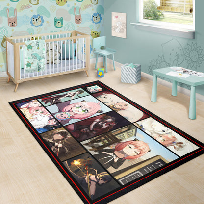 Anya Forger Spy x Family Area Rug Anime Home Decor Custom For Fans NA042901