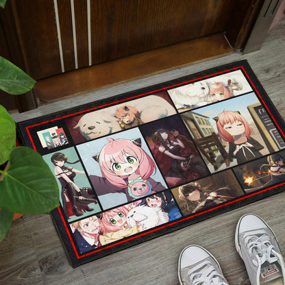 Anya Forger And Yor Forger Spy x Family Door Mat Anime Home Decor Custom For Fans NA042901