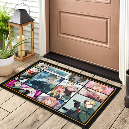 Loid Forger And Anya Forger Spy x Family Door Mat Anime Home Decor Custom For Fans NA042902