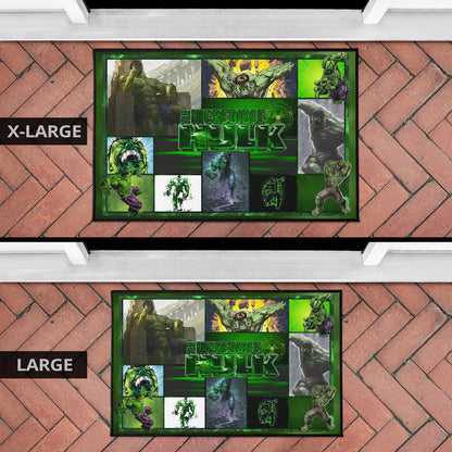 Angry Hulk The Incredible Hulk Door Mat Movie Home Decor Custom For Fans NT042003