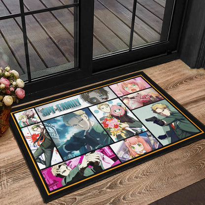 Loid Forger And Anya Forger Spy x Family Door Mat Anime Home Decor Custom For Fans NA042902
